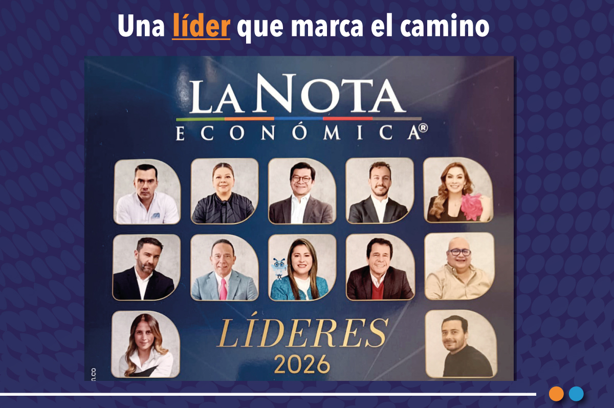 Portada de la revista La Nota Económica, edición Líderes 2026